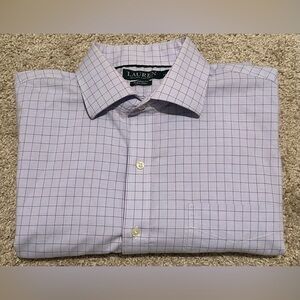 Lauren Ralph Lauren Men’s Size 17 34/35 Long Sleeve Dress Shirt Non Iron Classic